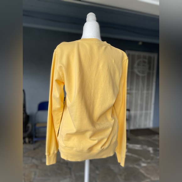 Yellow honey sweater / sweatshirt size L - Picture 2 of 3